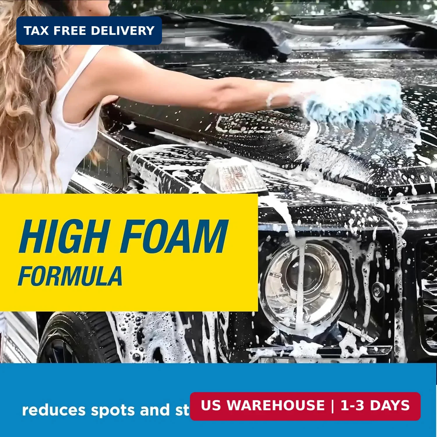 Rain-X 620191 Car Wash – 100 fl oz. High-Foaming, Concentrated Formula for Great
