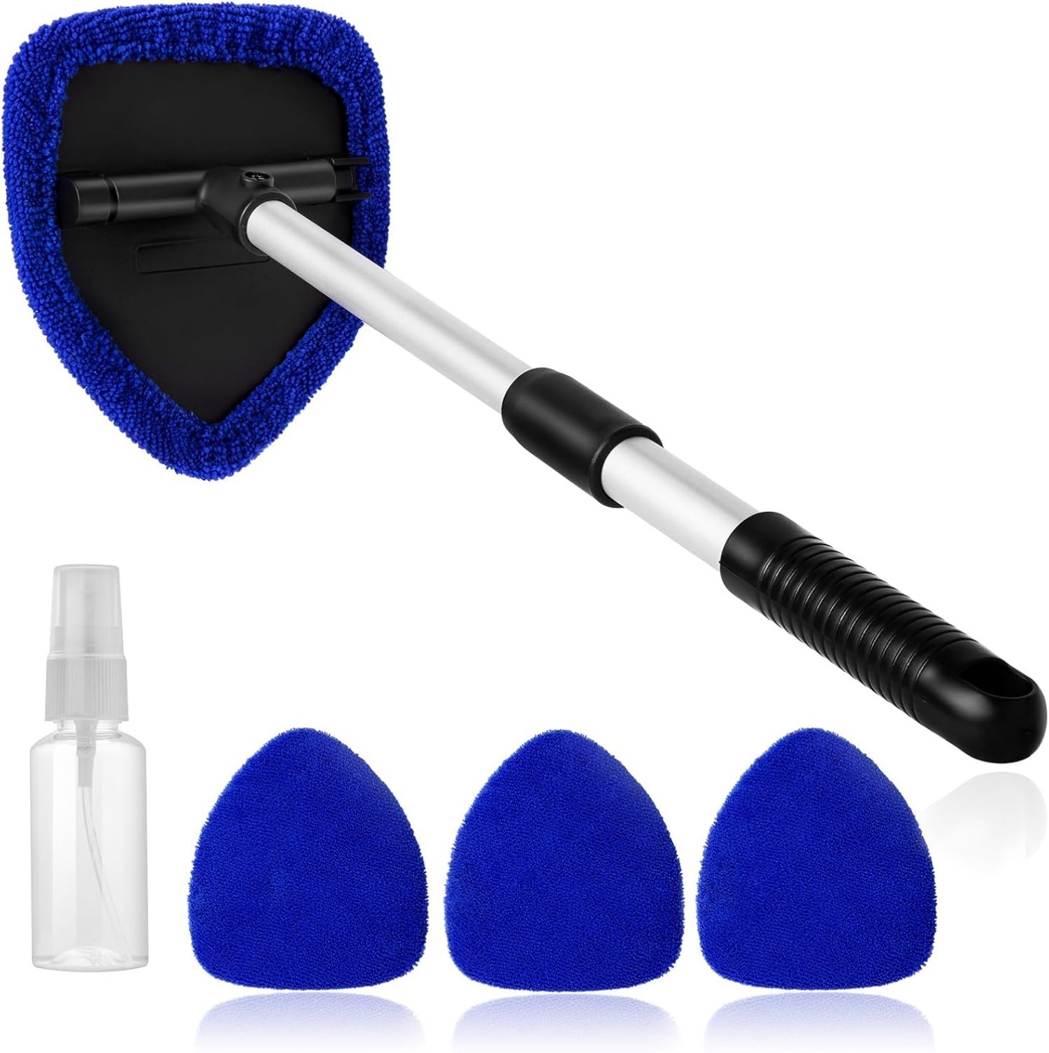 Windshield Cleaner Tool Car Interior Detailing Cleaning Kit Glass Wiper Brush US