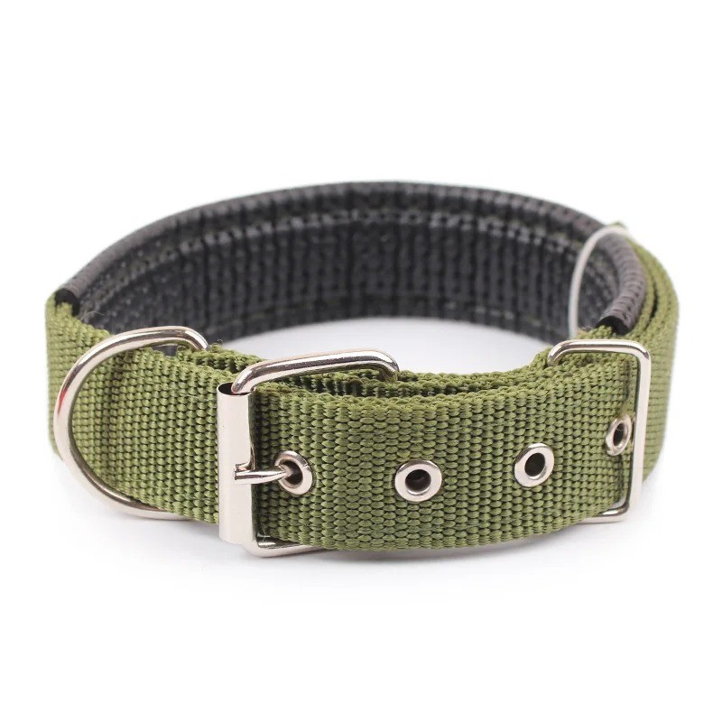 Solid Dog Collars Nylon Dog Collar For Small Medium Large Dogs Teddy Keji Pitbul