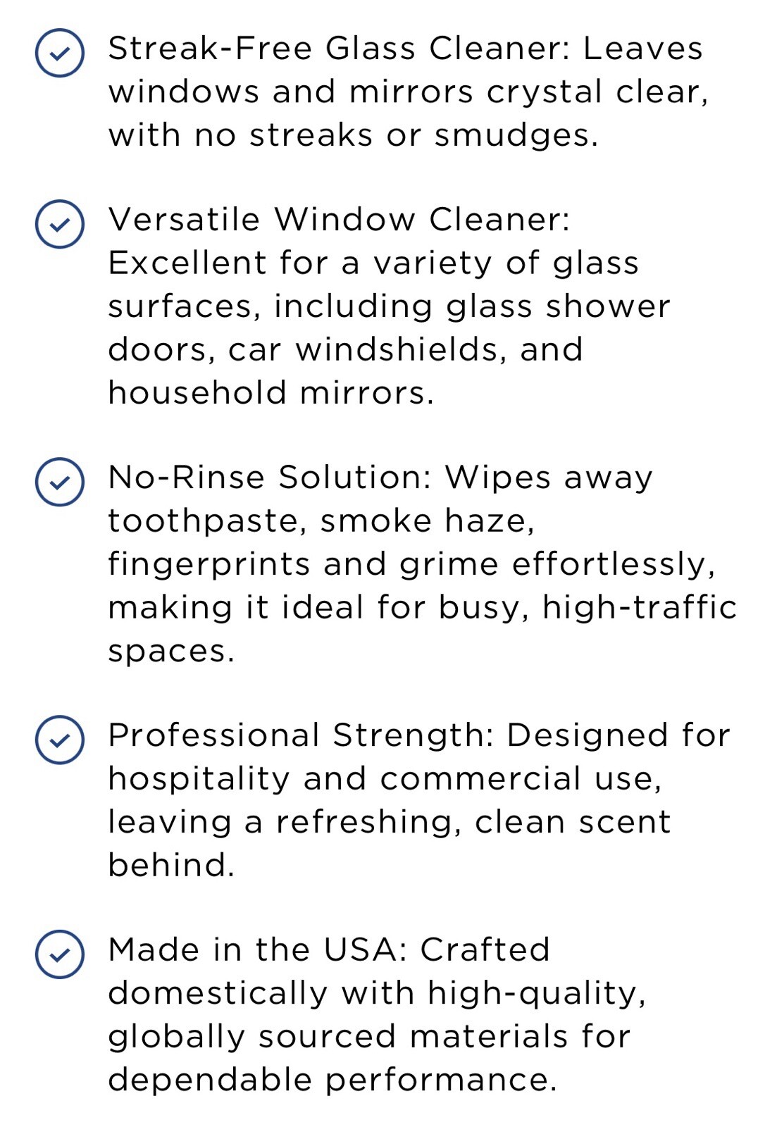 Zep Streak-Free Glass Cleaner – 1 Gallon – Ammonia-based Pro Grade Formula