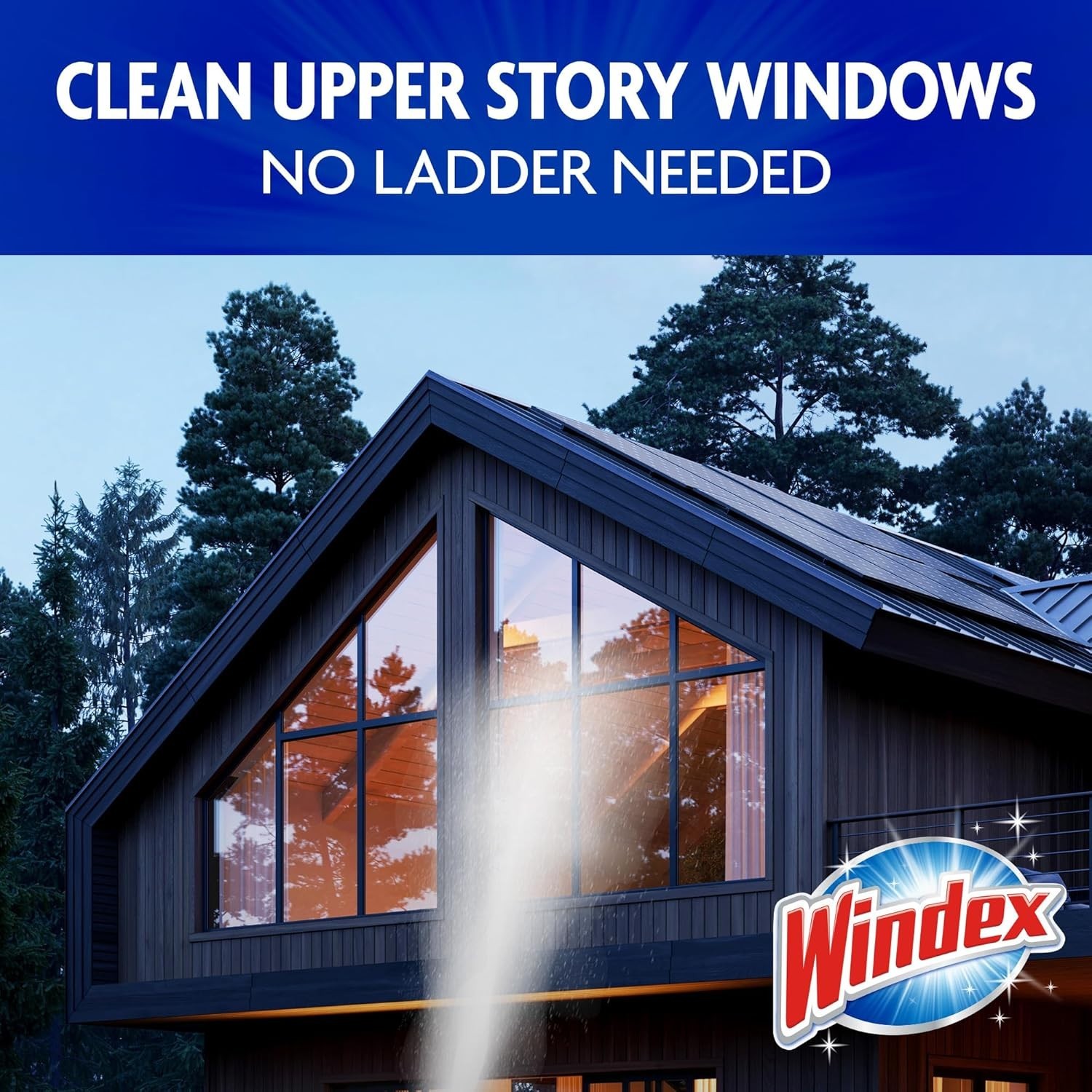 Hose-Compatible Cleaner for Outdoor Windows, Glass, and Painted Surfaces