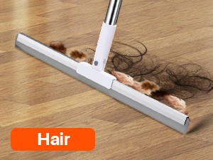Silicone Squeegee for Floor, 180° Rotating Squeegee Broom, Floor Squeegee with a