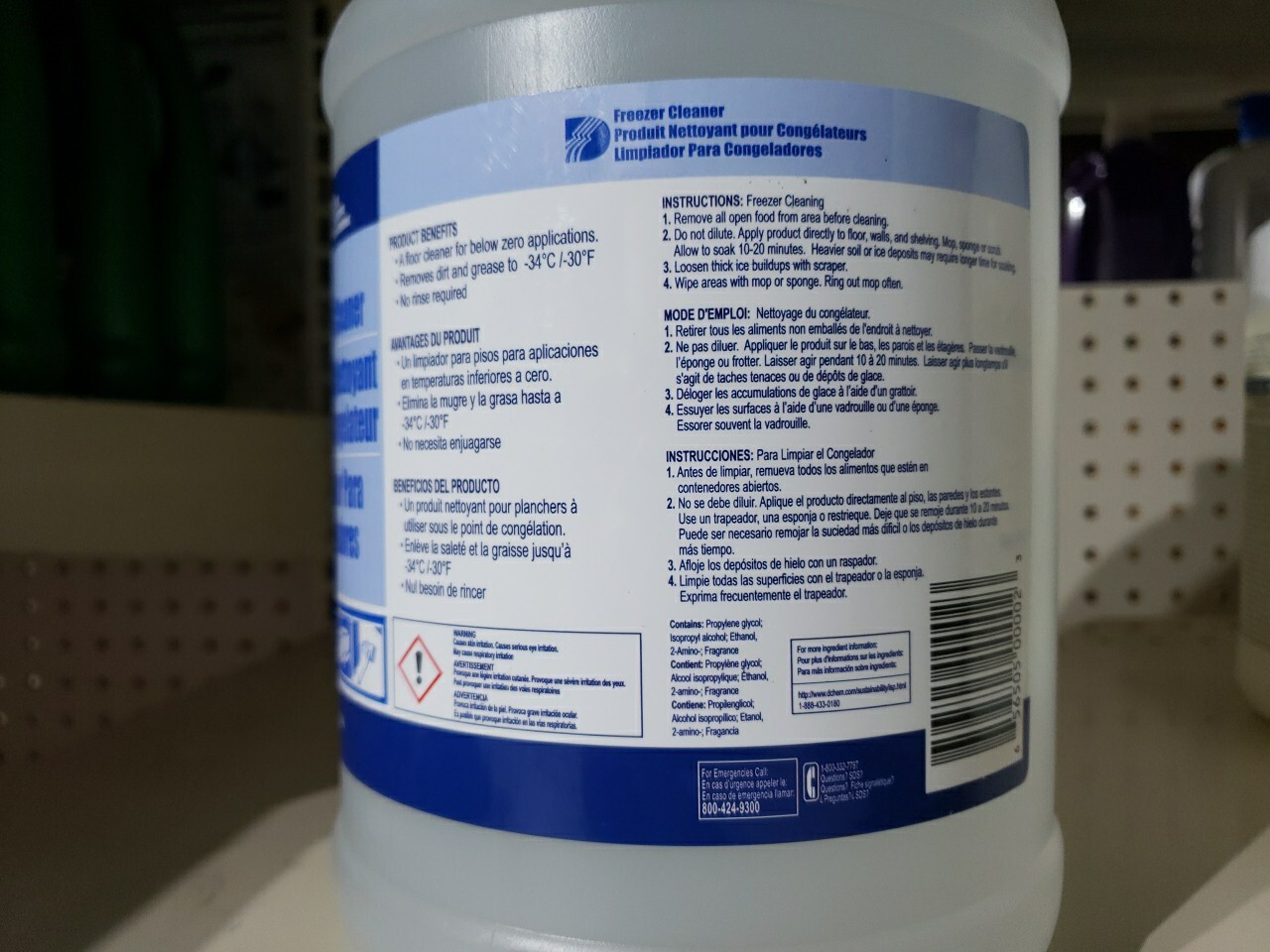 DCT Freezer Cleaner 1 Gallon Bottle