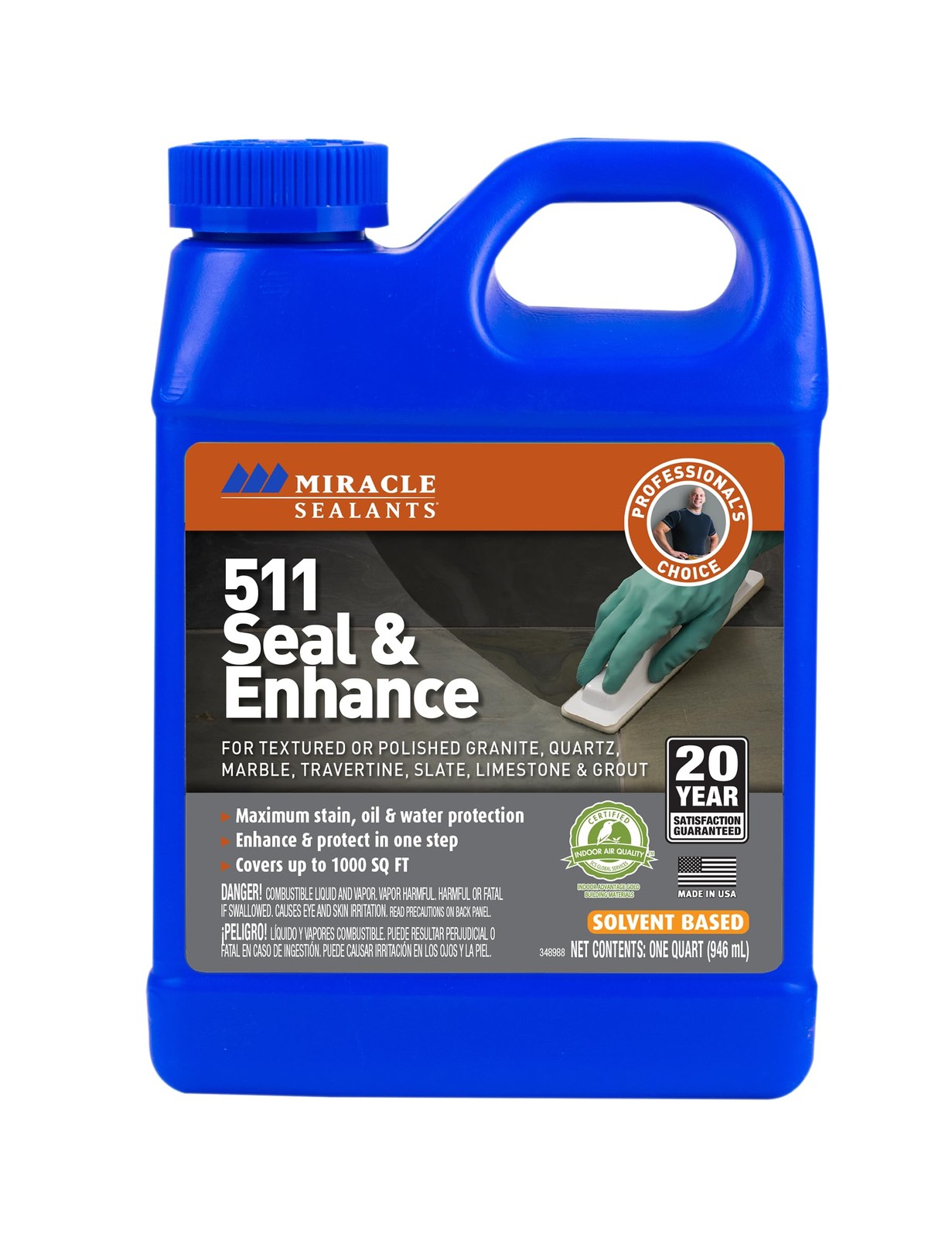 Miracle Sealants 511 Seal & Enhance Premium Enhancing Sealer for Stone & Tile…