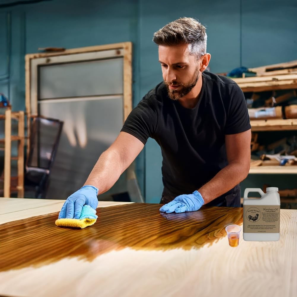 HardWax Oil With Nano-Ceramic Additives – Furniture Oil, Beeswax and Carnauba Wa