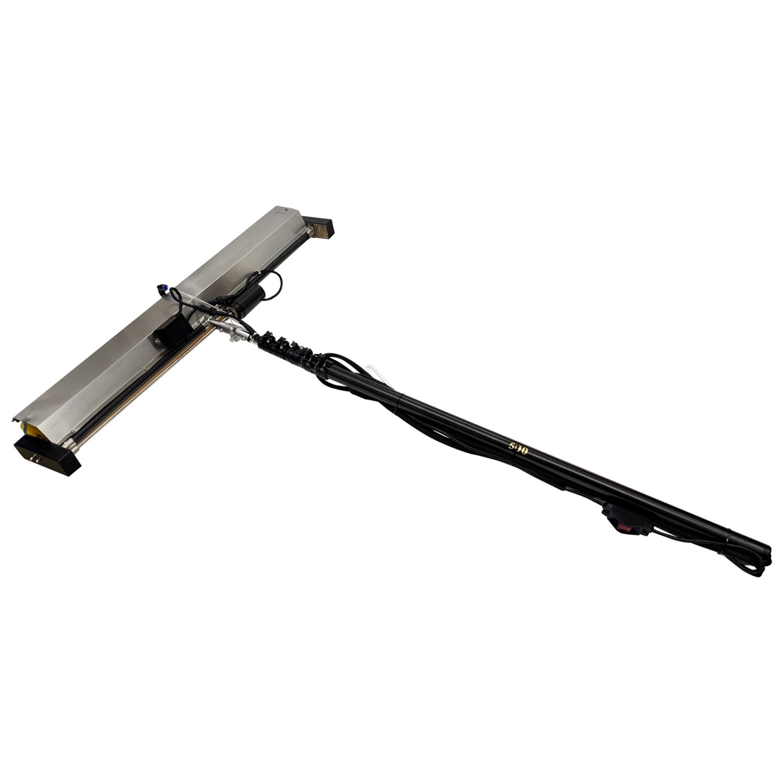 16.4ft Automatic Solar Panel Cleaner High-Efficiency Scrubbing Roller Brush 110V