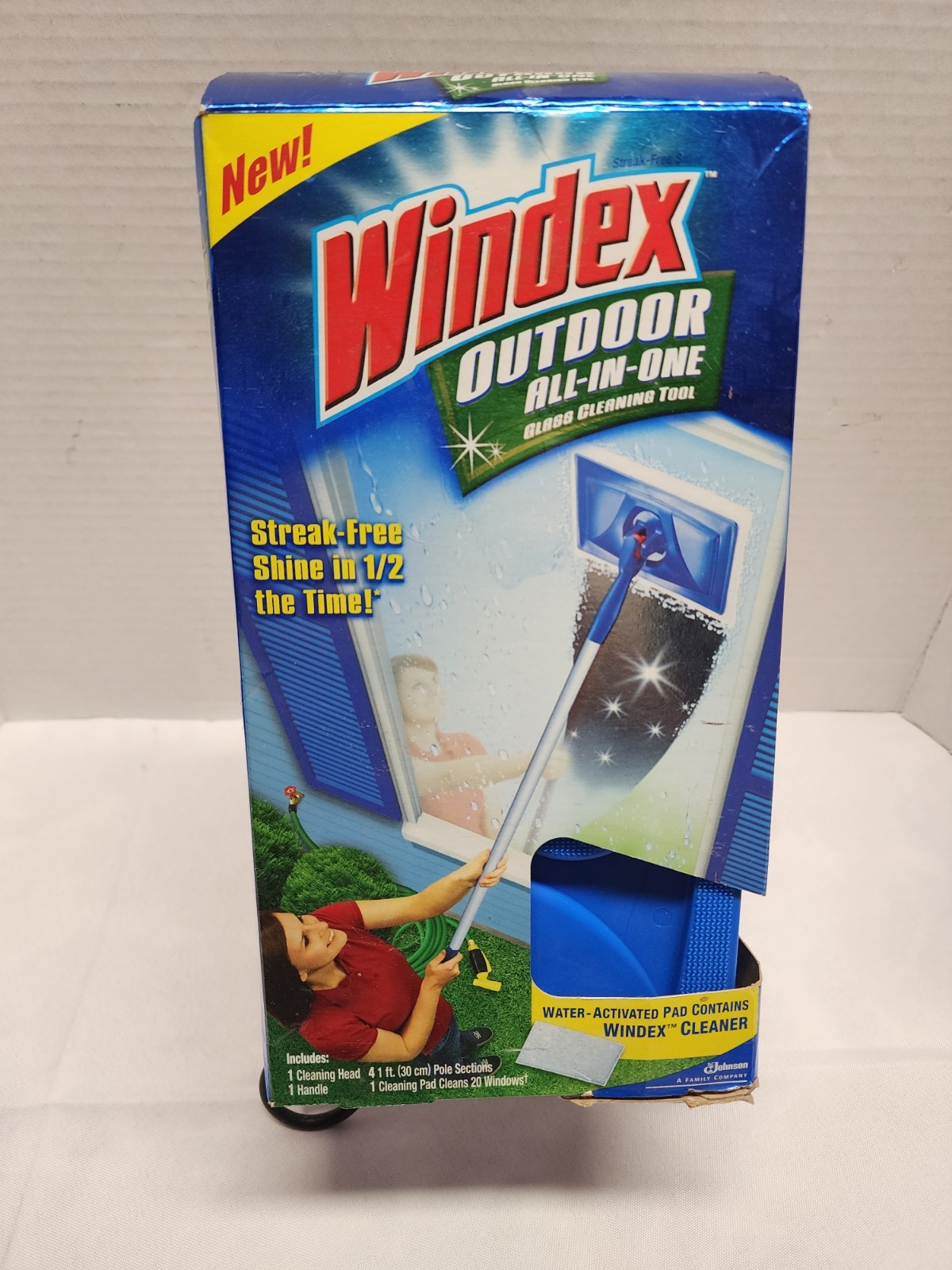 NEW Windex Outdoor All In One Glass and Window Cleaner Tool Starter Kit