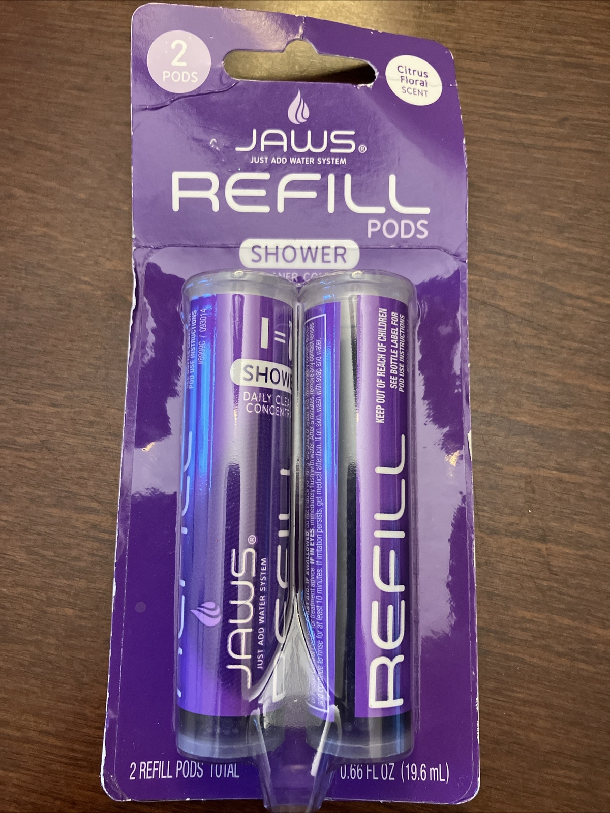 JAWS Just Add Water System Cleaner Refill Non Toxic Eco Friendly Safe 6 Pods