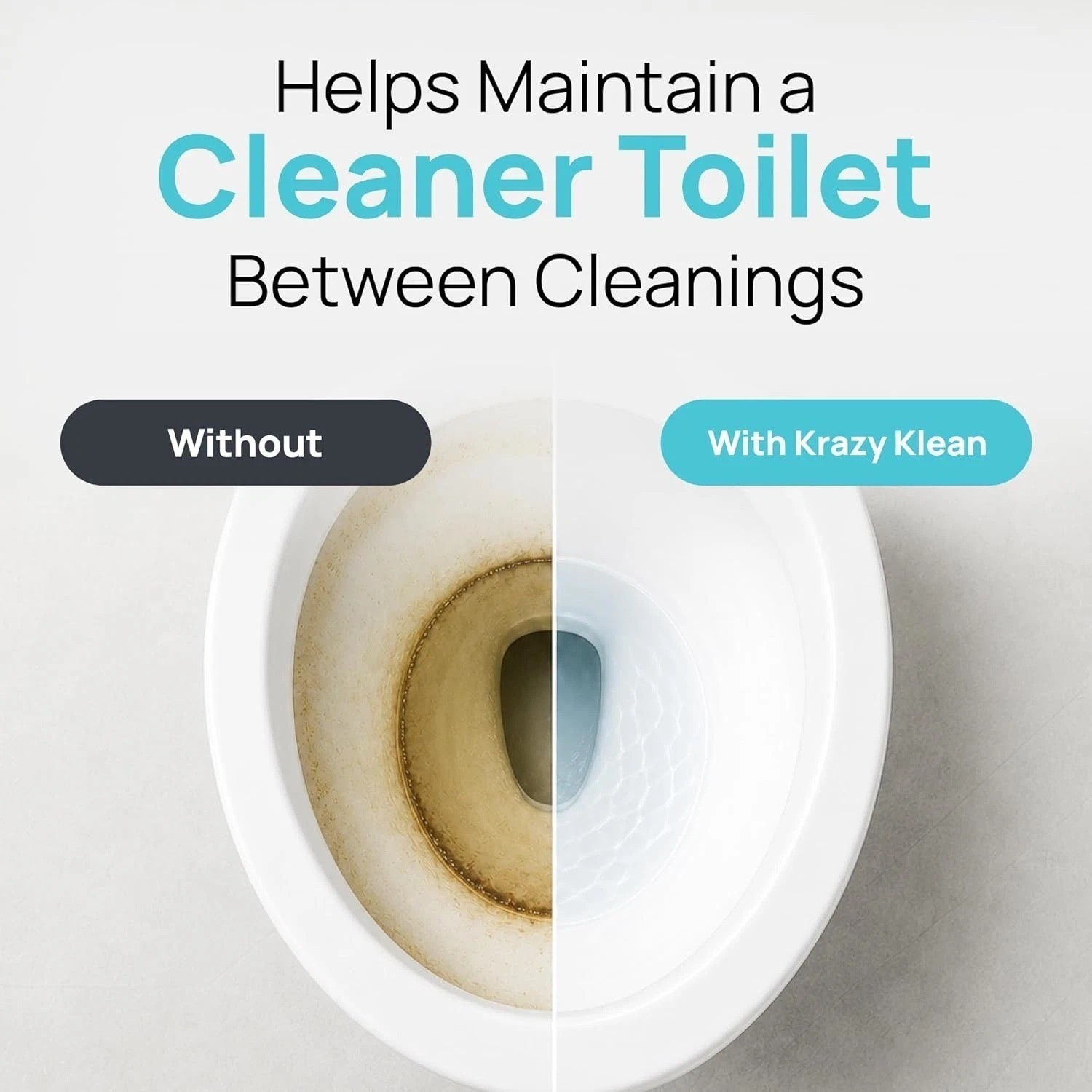 Krazy Klean Pro Toilet Cleaner Household Cleaning Solution Pack of 2
