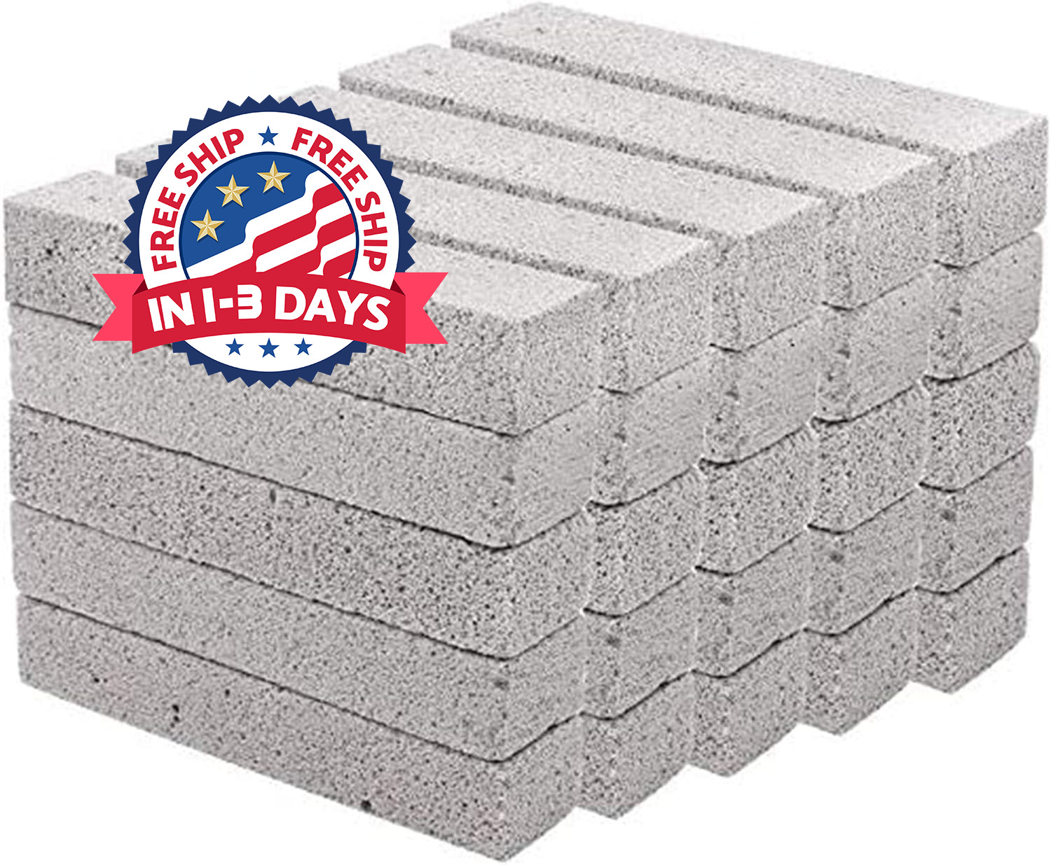 25 Pcs Piedra Pomez Para limpieza Limpiar Piedra Pomez Gris Almohadilla Paran