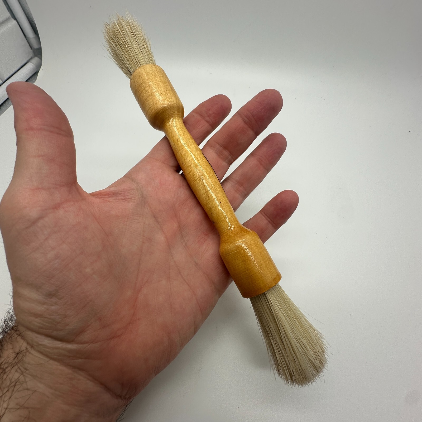 Vintage 2 sided Dusting Brush West Germany 10″ brush 70s 80s MCM Lillian Vernon