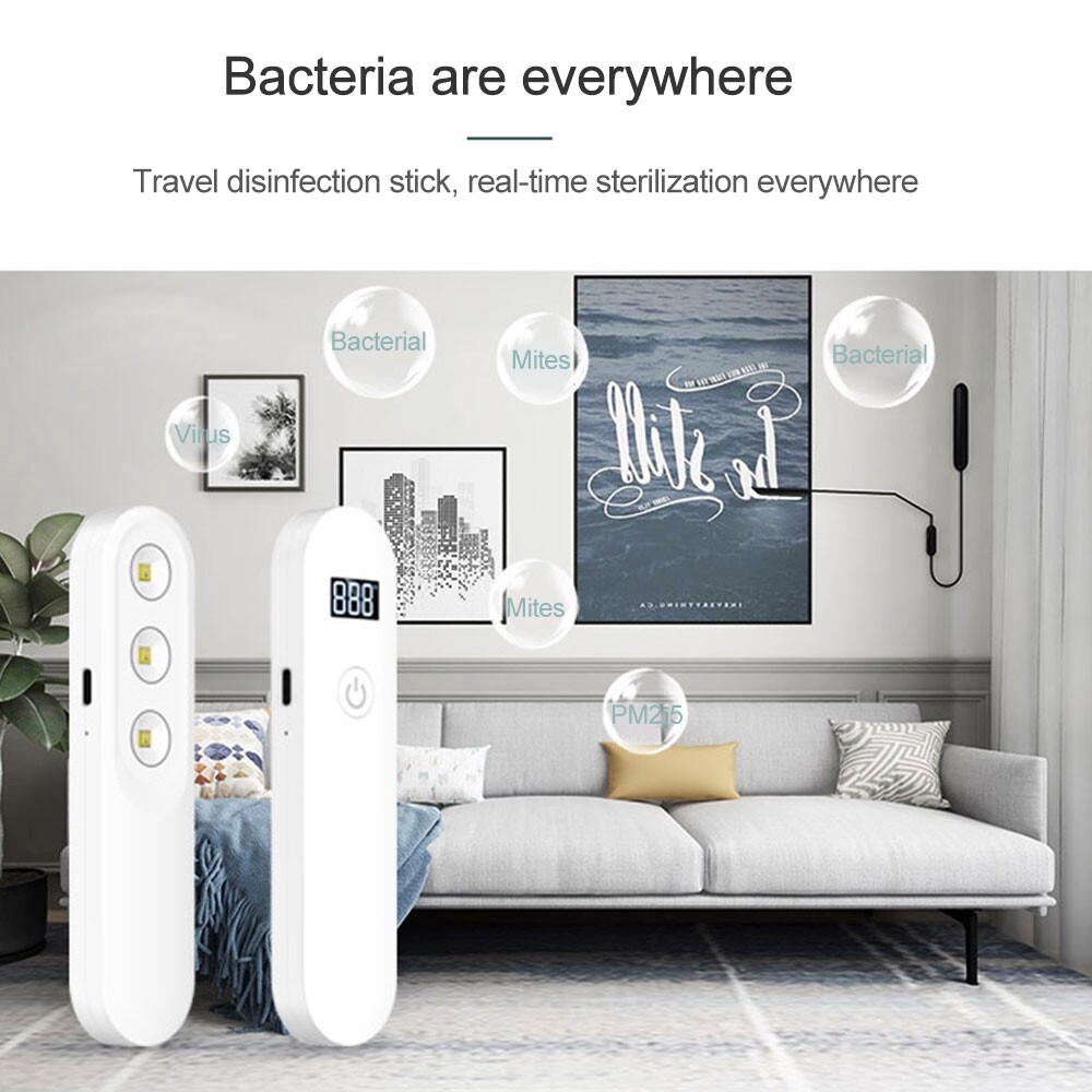 EZ Clean Max Portable UVC Light Sanitizer to Sterilize and Disinfect (from USA)
