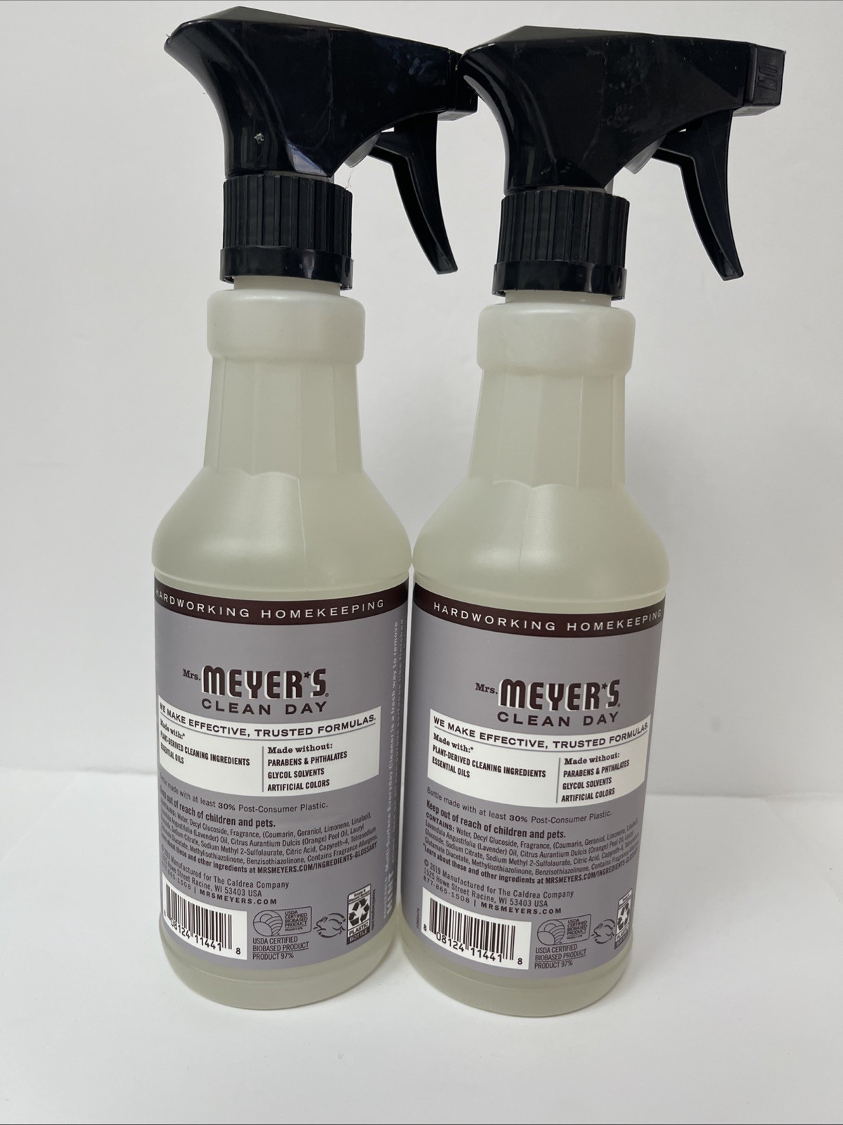 Pack Of 2 MRS. MEYER’S CLEAN DAY, Multi-Surface Cleaner, Lavender, 16 fl. oz