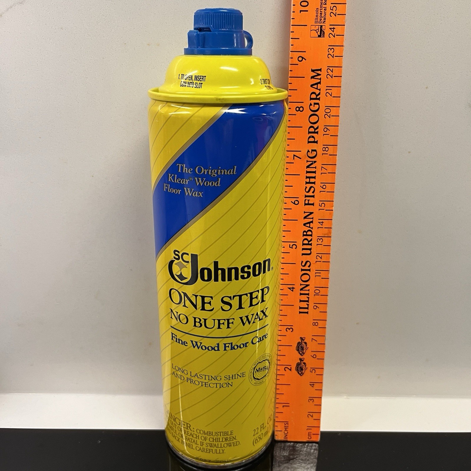 SC Johnson One Step No Buff Wood Wax Fine Wood Care 22oz Can Actual Wt 19oz