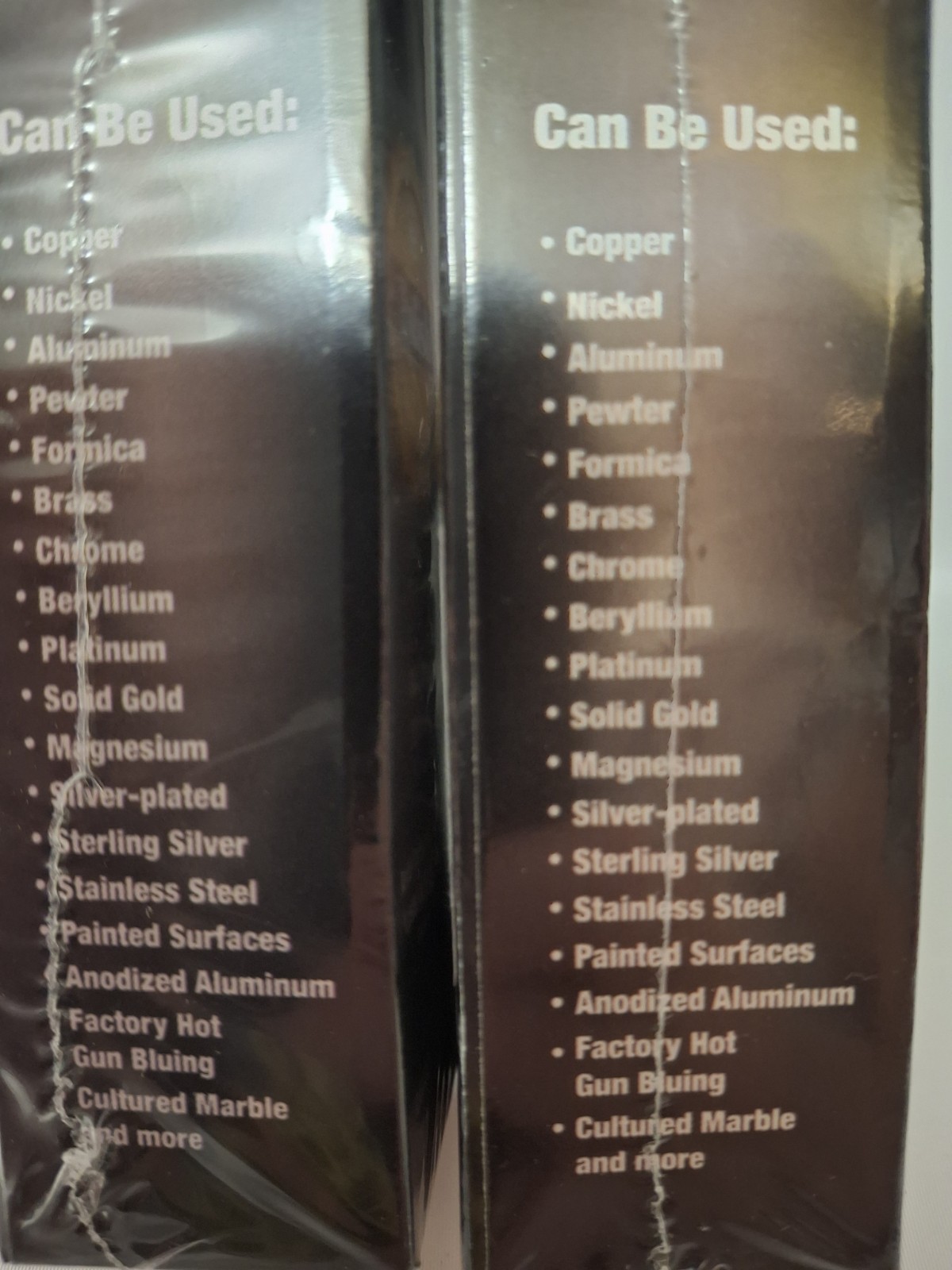Polish for Metal, Fiberglass, and Plastic Maximum Strength 1.76 oz ea.Lot Of 2