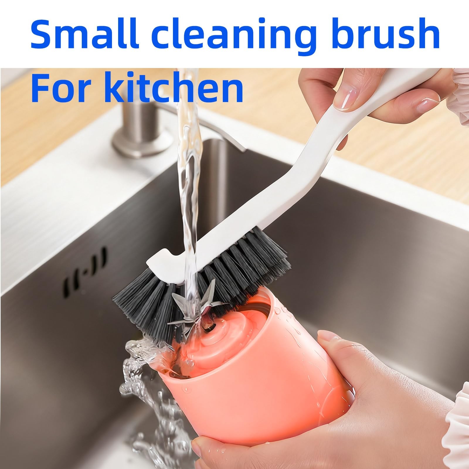 Dish Scrub Brushes with Handle for Kitchen，Small Cleaning Brush for Cup，Kitch…