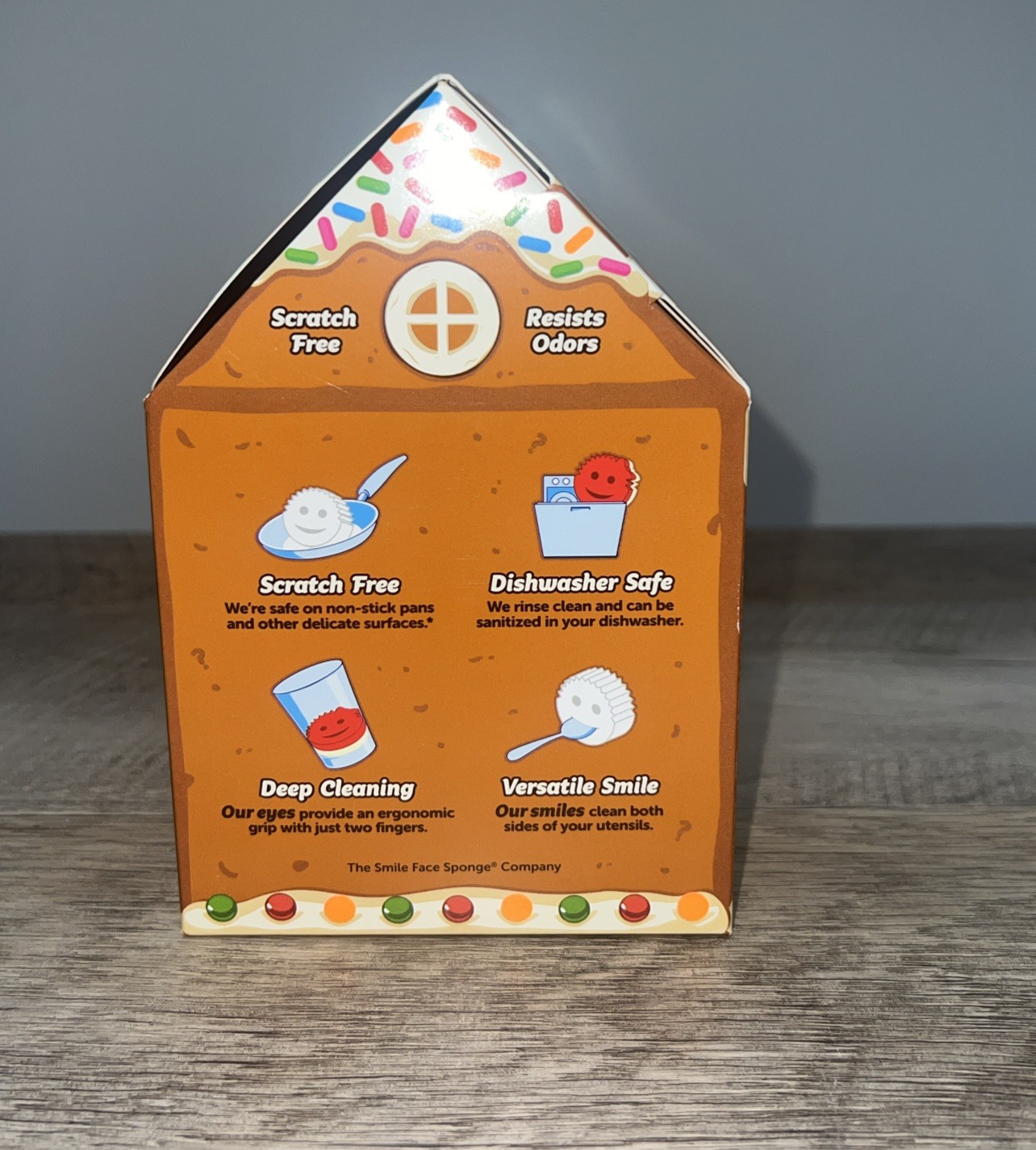 Scrub Daddy Special Edition Holiday 3 Pack Gingerbread House w/Mystery Scrub New