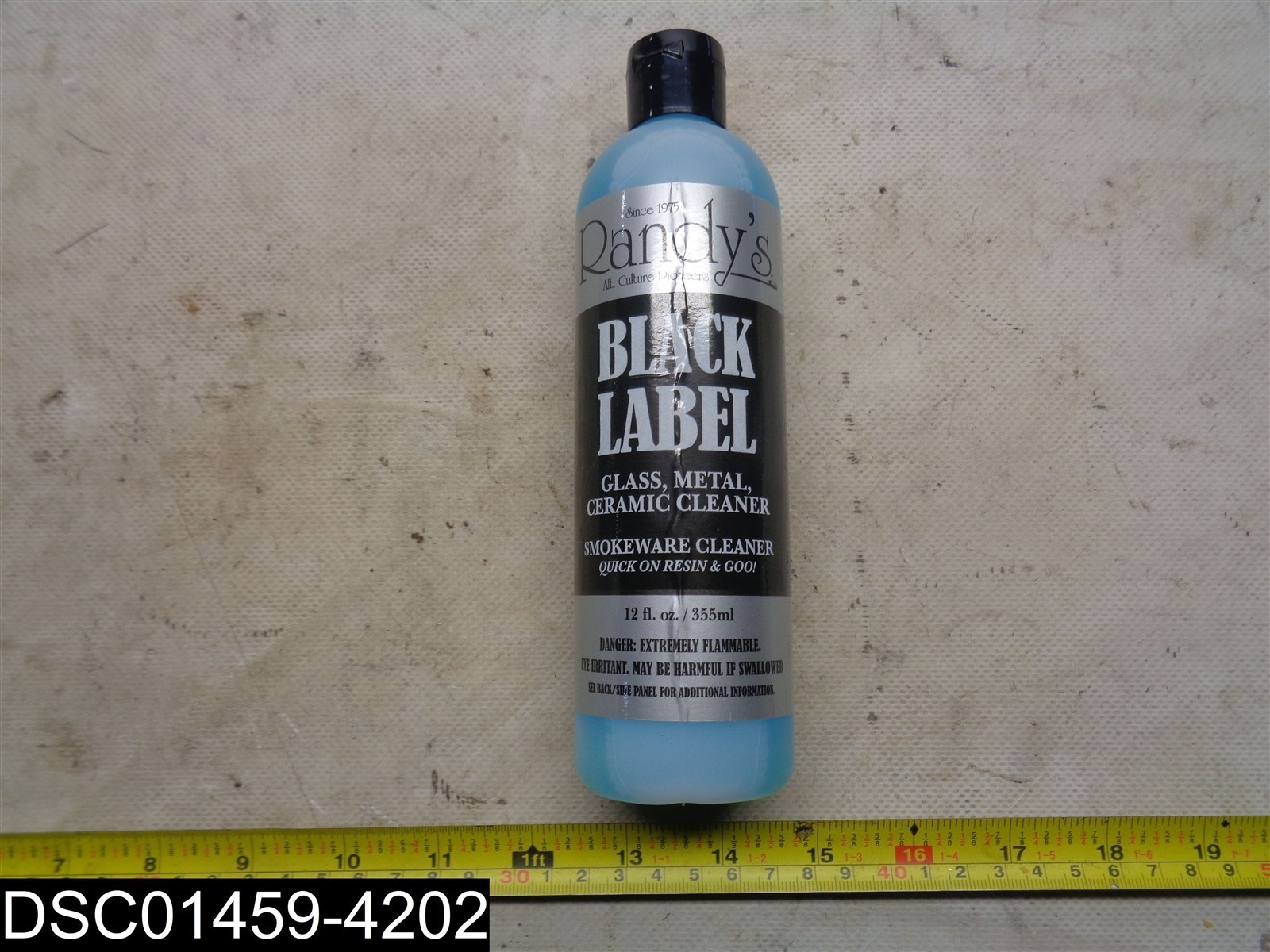 12 FL OZ Randy’s Black Label Glass, Metal, Ceramic Cleaner 850004557051
