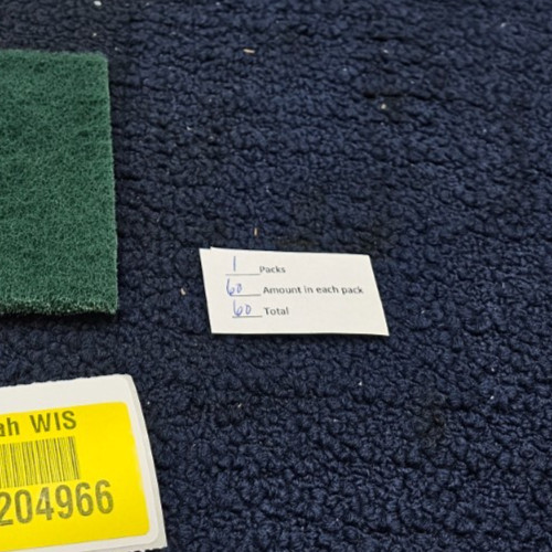 (QTY 60) ACS 480K: 4-1/2″ x 6″ Medium Scouring Pad – General Purpose Hand Pad