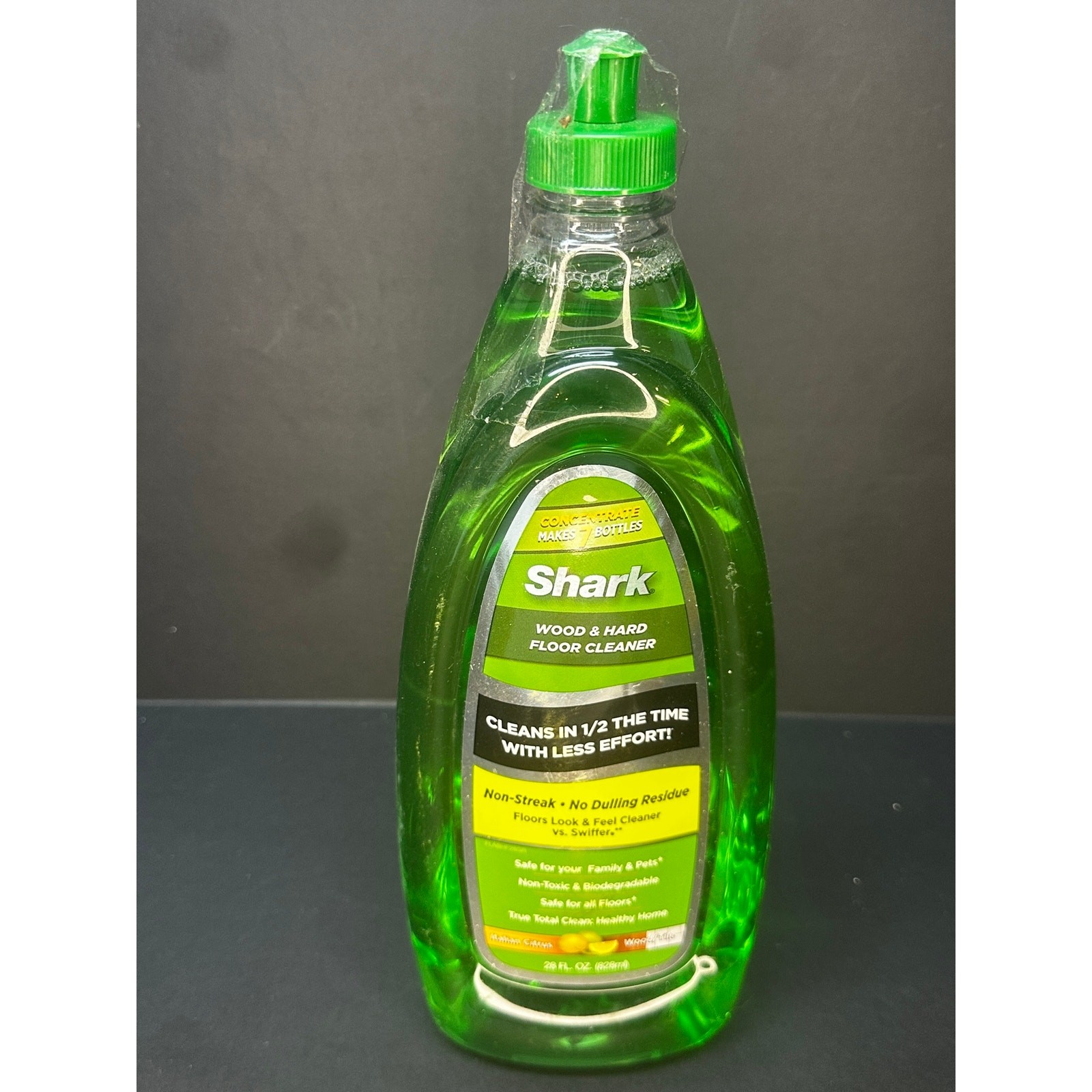 Sealed Shark Wood & Hard Floor Cleaner Concentrate Italian Citrus 28 oz