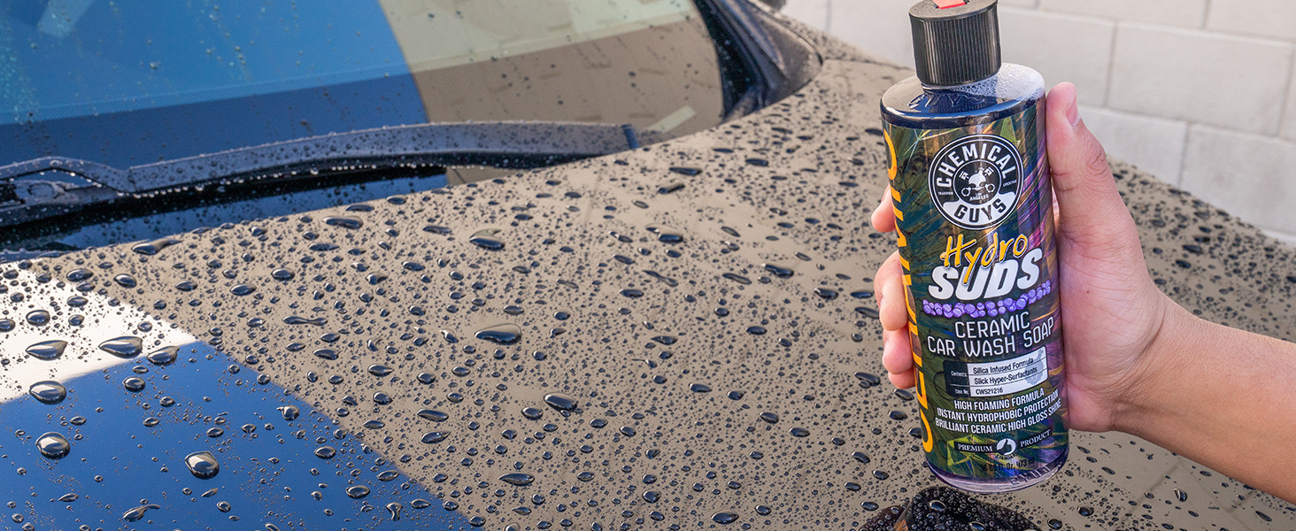 HydroSuds Ceramic, Shine High Foaming Car Wash Soap – Foam Cannon Soap, Works