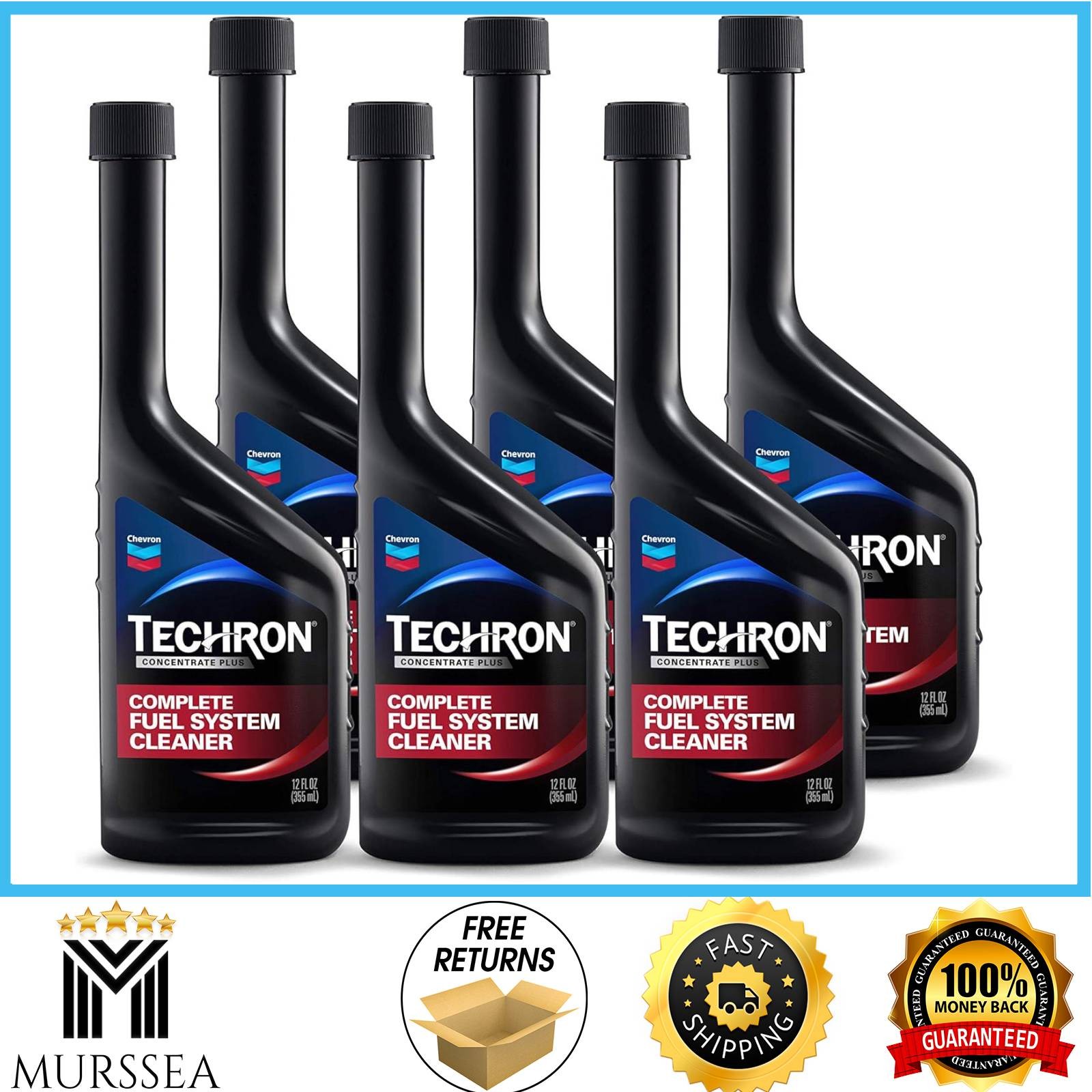Techron Concentrate Plus Fuel System Cleaner 12 Fl Oz Pack Of 6