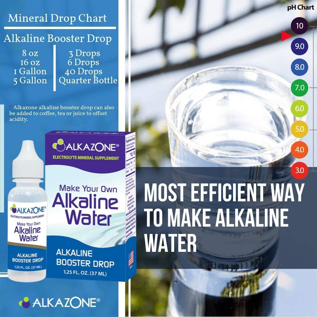 Make Your Own Alkaline Water | 1 Pack Makes 20 Gallon | Alkaline Drop | 3 Pac…