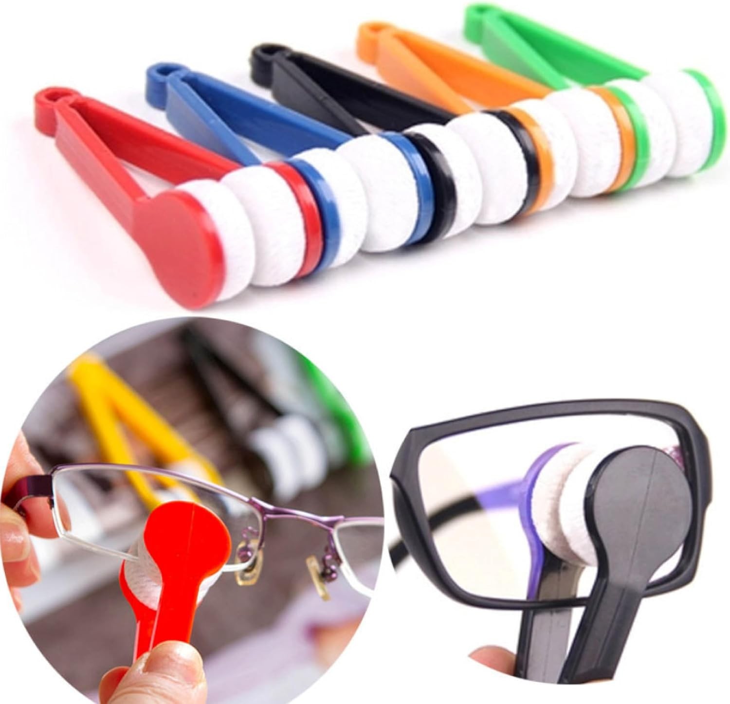 mini Eye Glasses Lens Cleaner Soft Brush Cleaning Tool,