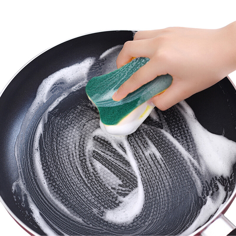 Bulks Absorbent Non-Scratch Cleaning Scrub Sponges for Kitchen Dishes/Car Wash