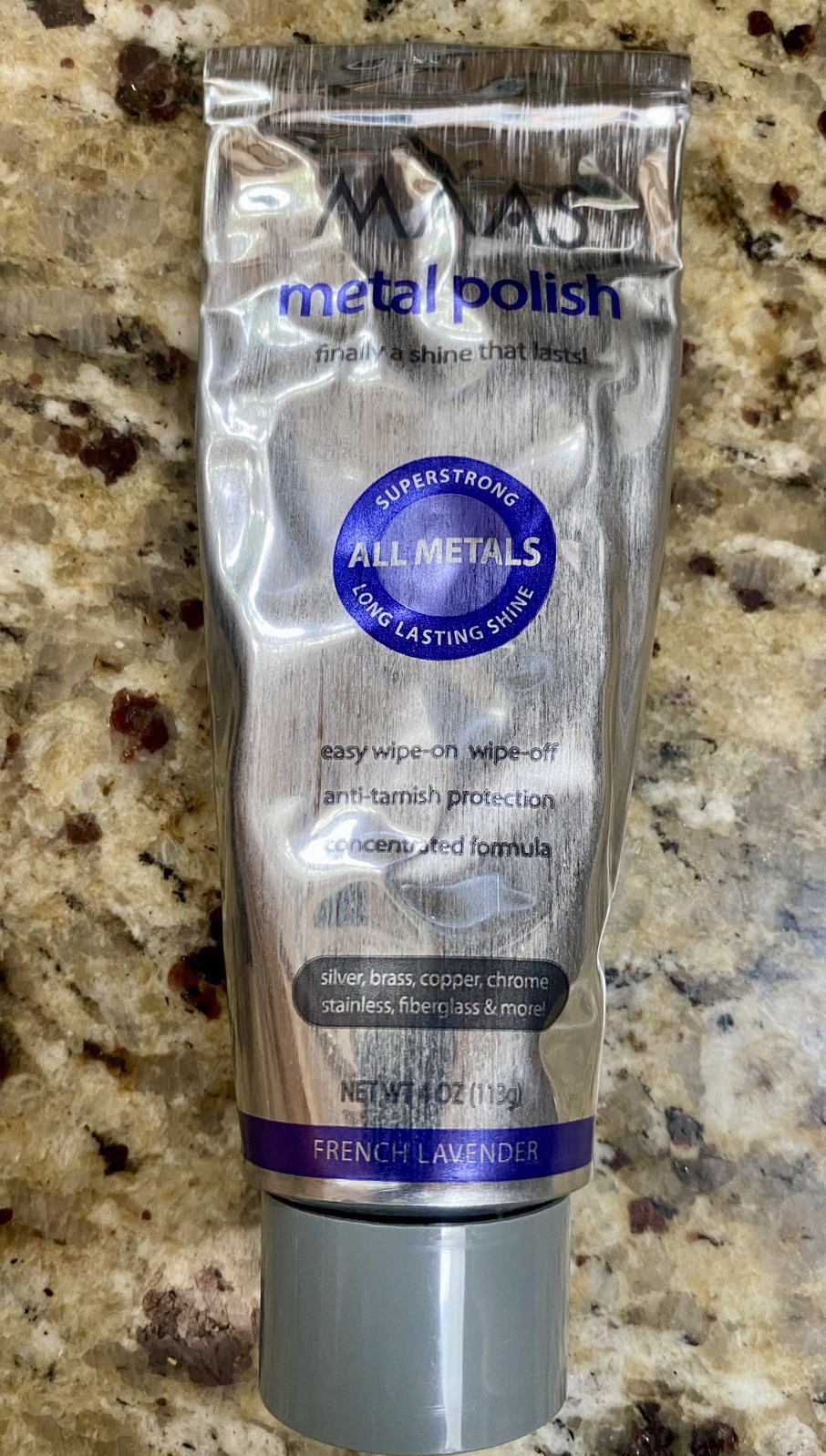 MAAS Fine Polishing Creme For All Metal 4 Oz Concentrated Clean Protect Disc.