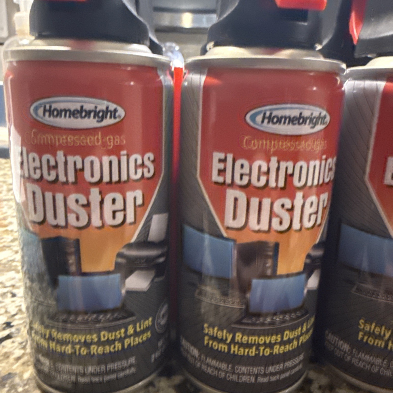 10Air Duster Cans Spray Electronics 2 oz Computer Keyboard Particle Remover Comp