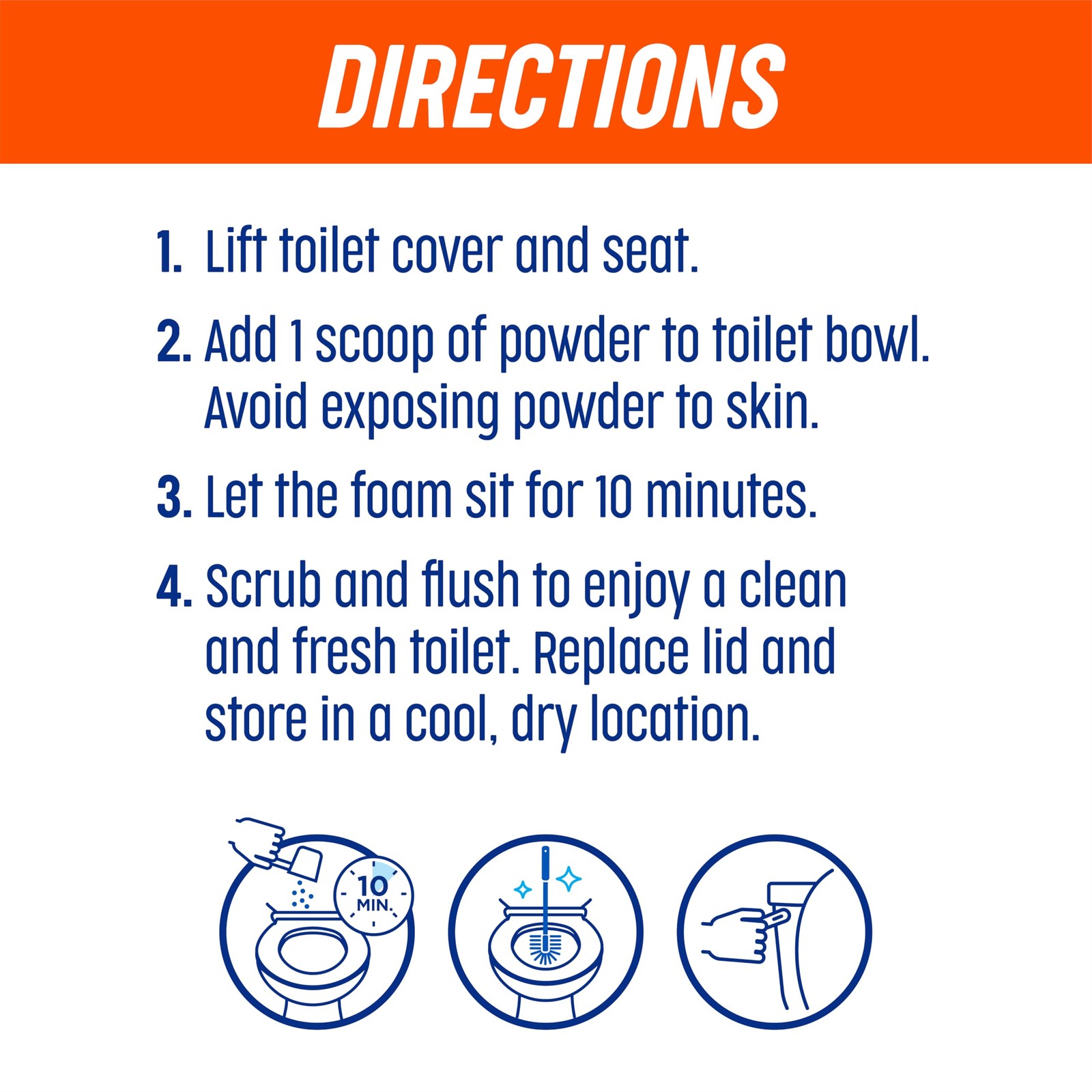 Ty-D-Bol Ultra Foam Toilet Bowl Cleaner – Provides Up to 8 Cleans Citrus Scent