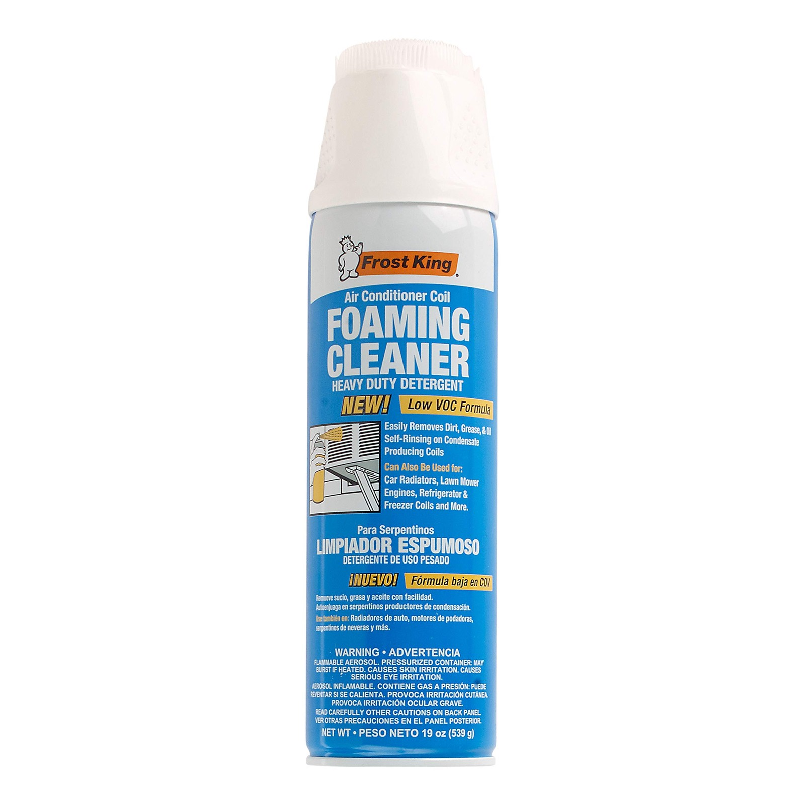 Frost King ACF19 Foam Coil Cleaner, 1.18 Pound (Pack of 1), Pack 1, Color