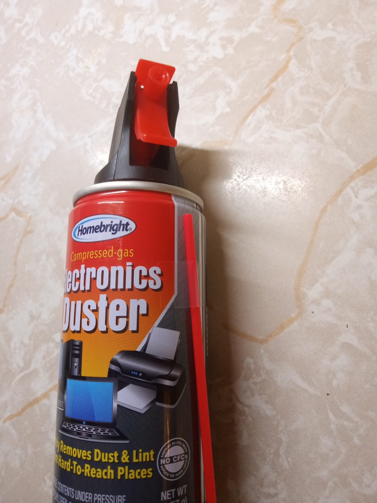 Air Duster Cans Spray Electronics 2 oz Computer Keyboard Particle Remover Comp
