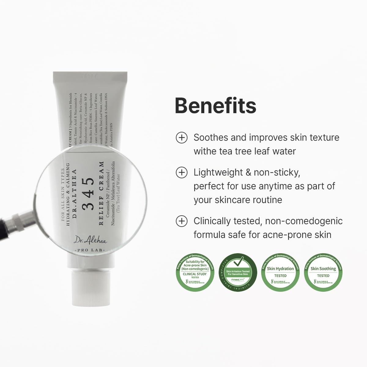 Dr.Althea 345 Relief Cream | Moisturizer for Soothing Recovery and Blemish Car