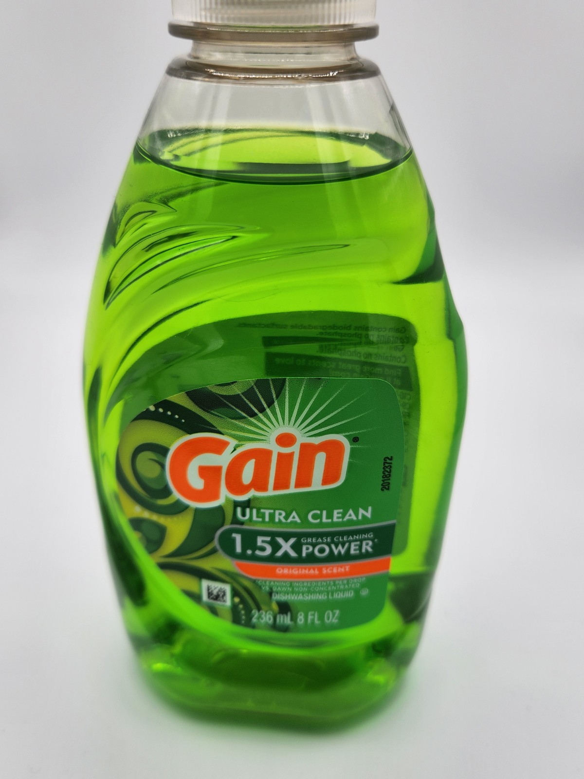 Gain Ultra Clean Dishwashing Liquid Original Scent 8 fl oz Grease Cleaning Power