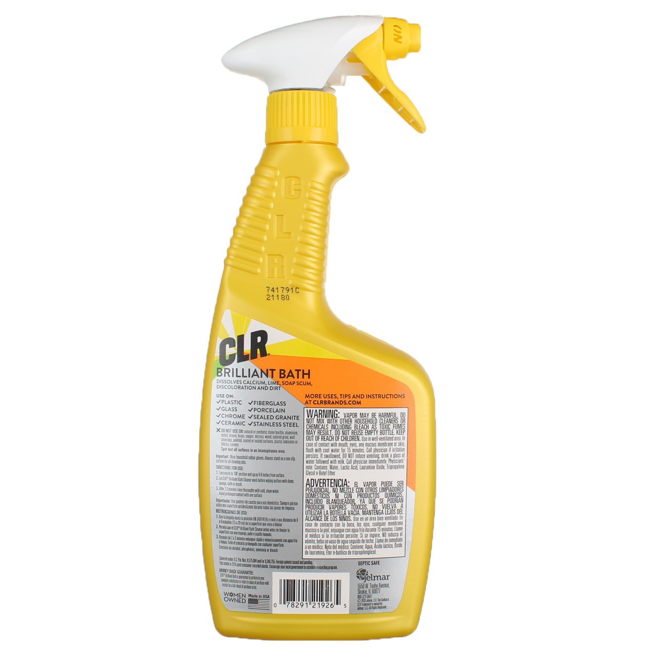 2 Pack CLR Bath & Kitchen Cleaner Spray, Fresh Scent, 26 fl oz