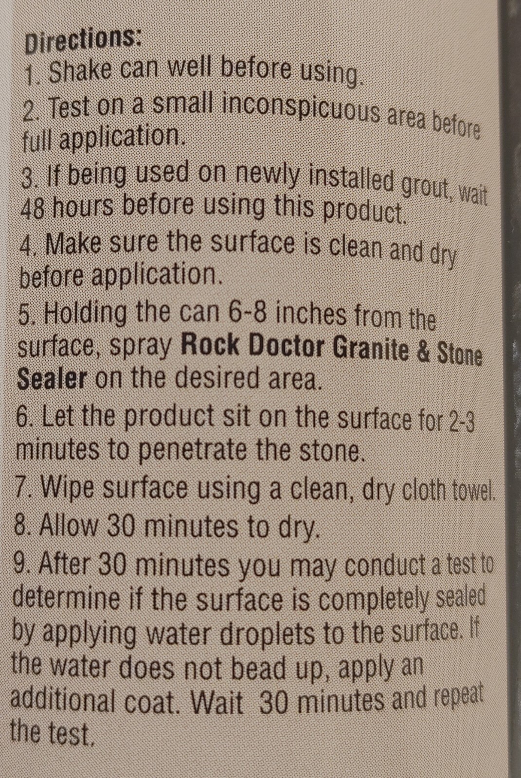 Rock Doctor Granite and Stone Sealer, 18 Ounce Spray Can Seals and Protects.