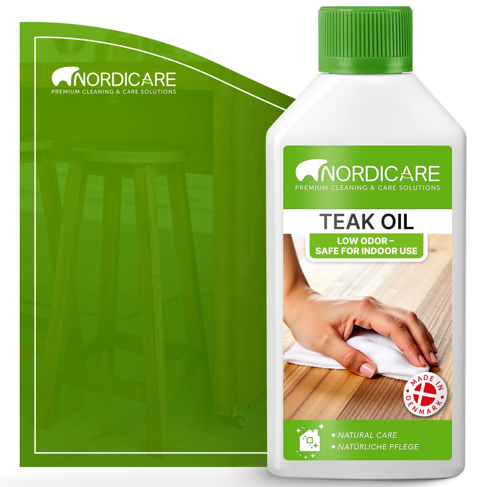 Teak Oil (525 ml) – Wood Oil for the Entire Indoor Area – Revives the Origina…