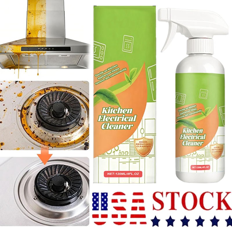 120ML Electrolyzed Ion Kitchen Cleaner Spray, Cleanse Kitchen Appliance Cleaner