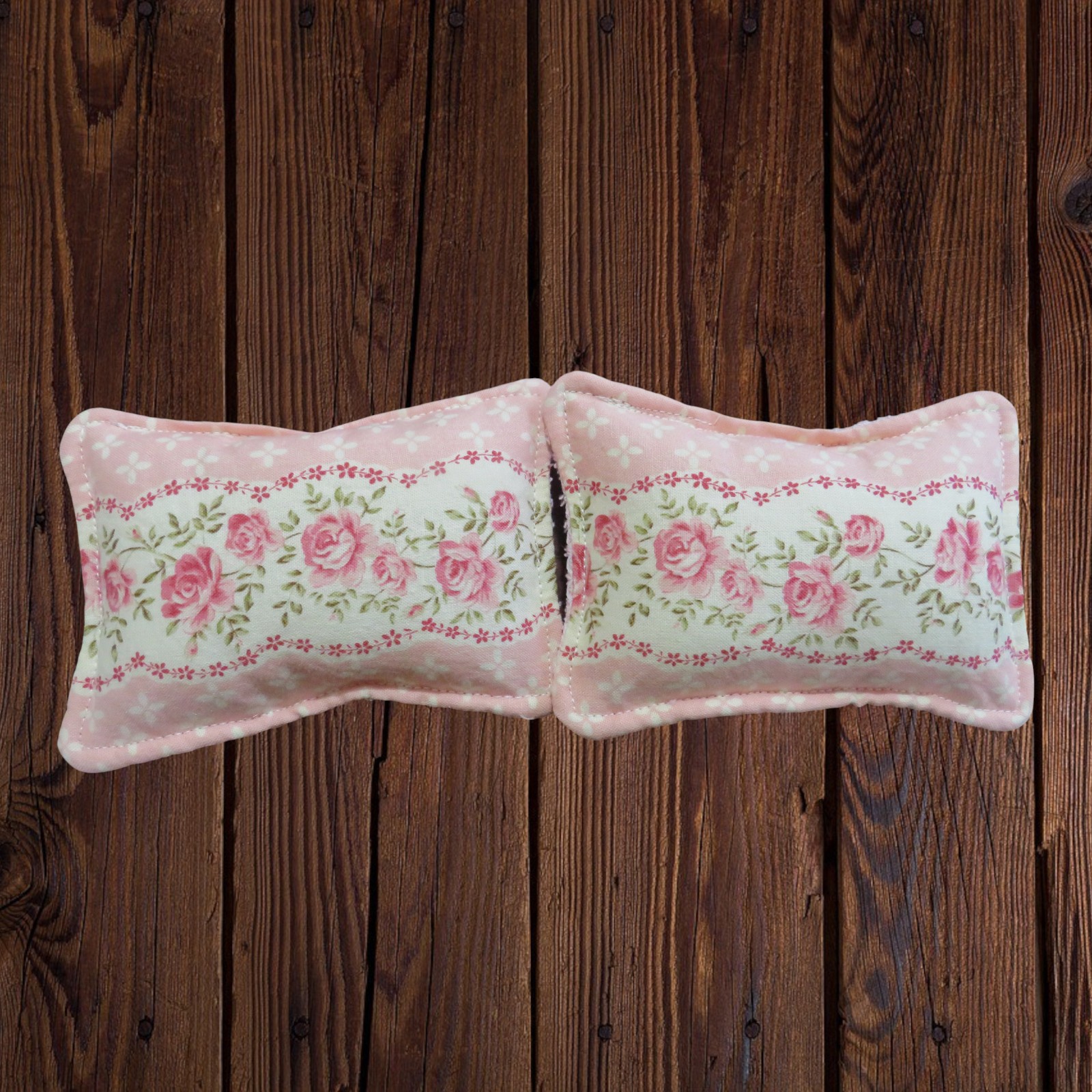 Reusable Sponge, Pink Rose Dish Scrubby, Set of 2