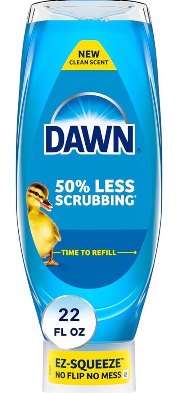 Dawn EZ-Squeeze Ultra Dishwashing Liquid Dish Soap, Original Scent, 14.7 fl oz