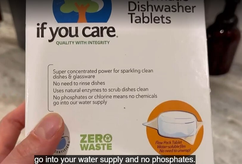 Dishwasher Tablets Natural Dish Cleaner Detergent Dishwashing Soap Tabs – 40 pcs
