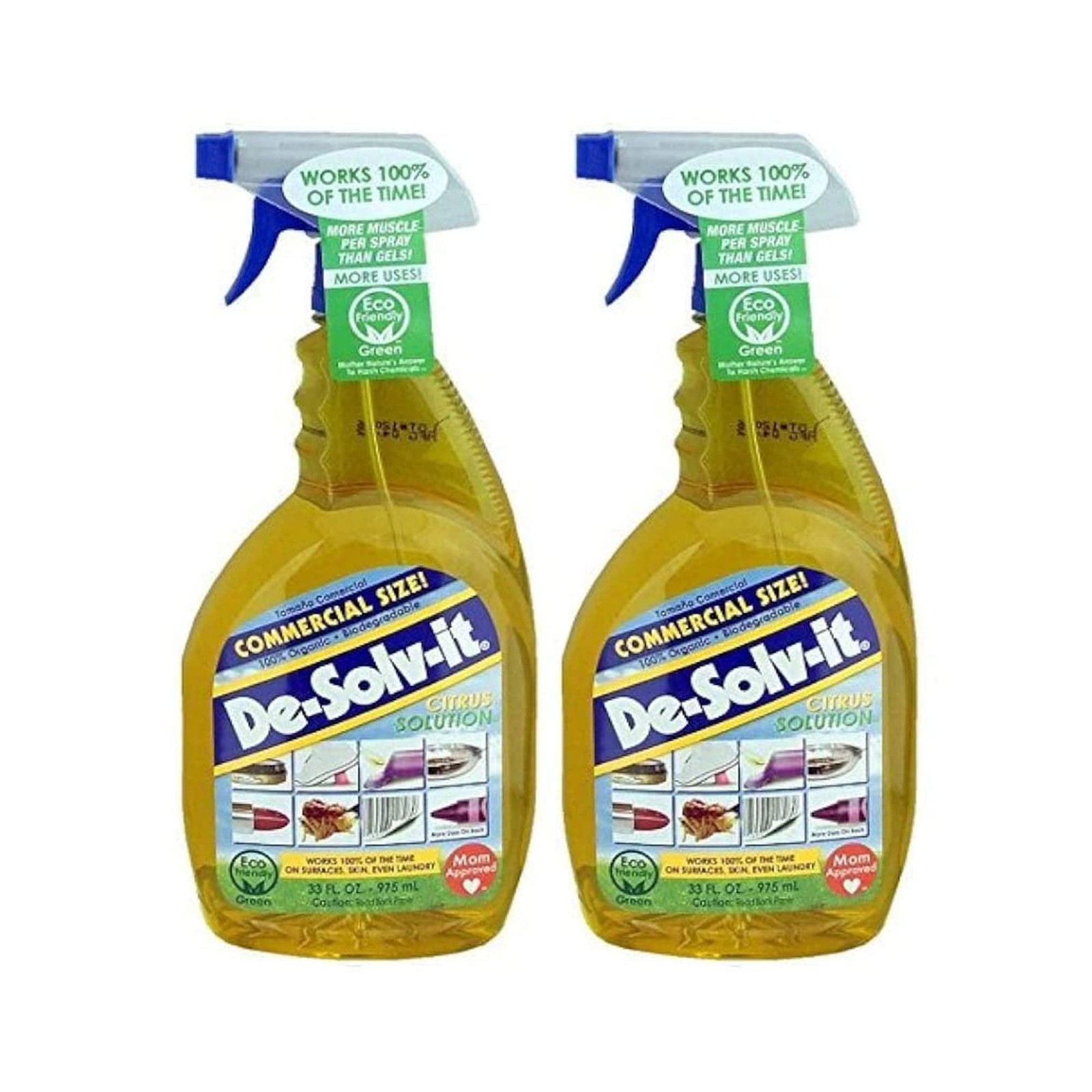 Orangesol Desolvit Citrus Solution Odor & Stain Remover 2pack 33 Fluid Ounces E