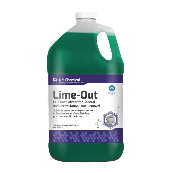 U S Chemical Lime-Out Lime Solvent NSF Certified General Removal 1 gal