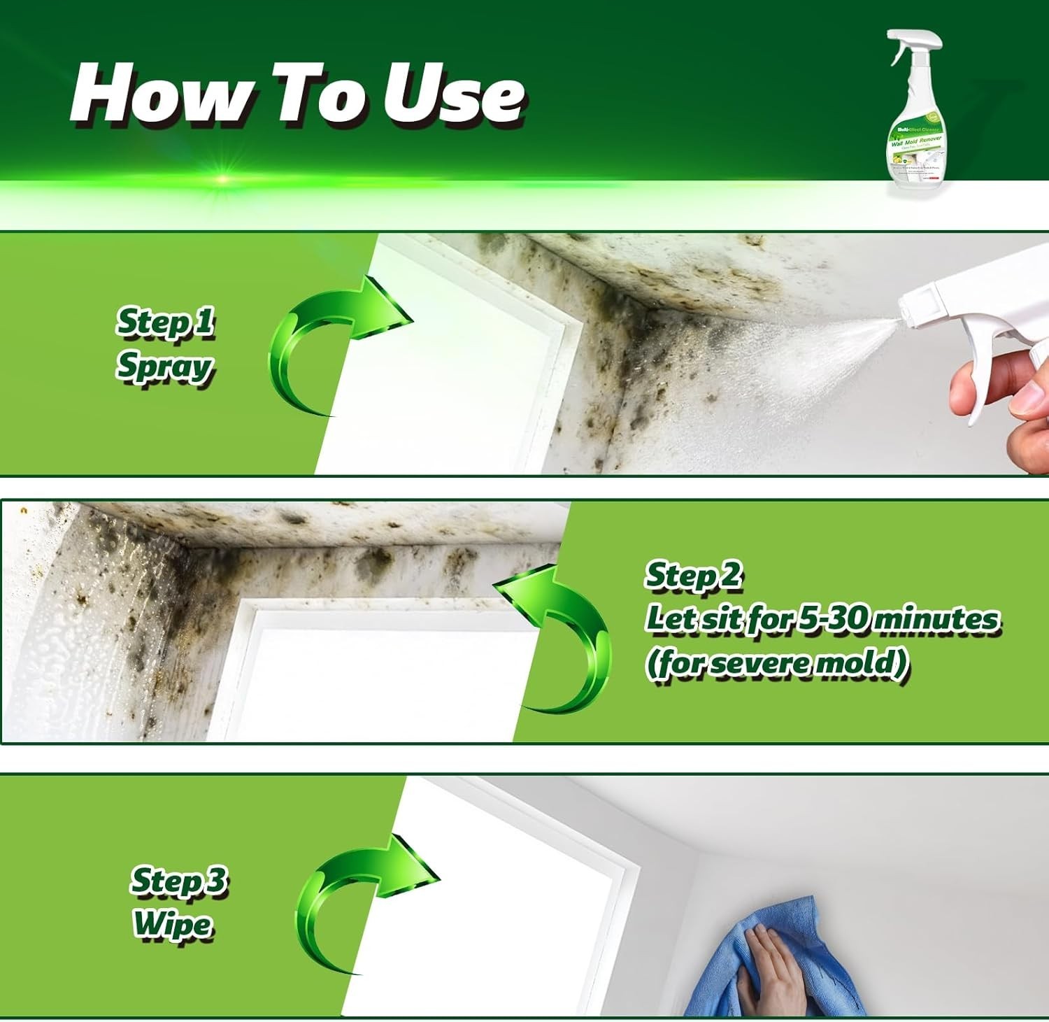 Versatile 500 ml Black Stain Remover Spray – Effortlessly Remove Set-In Stains