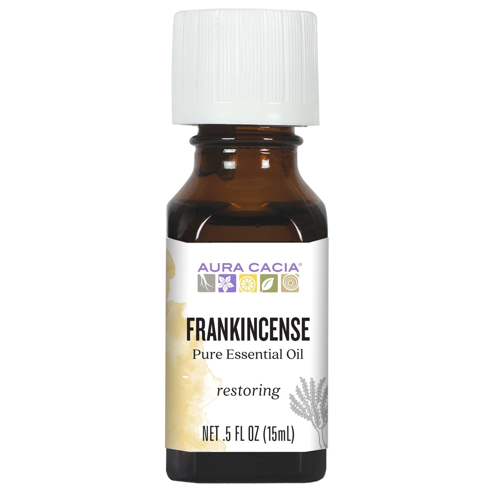 Aura Cacia Essential Oil, Meditative Frankincense, 0.5 Fluid Ounce – 3 Pack