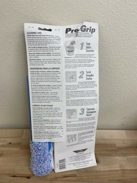 Progrip 14 In. Window Washer Scrubber and 12 in. All Purpose Squeegee Combo!