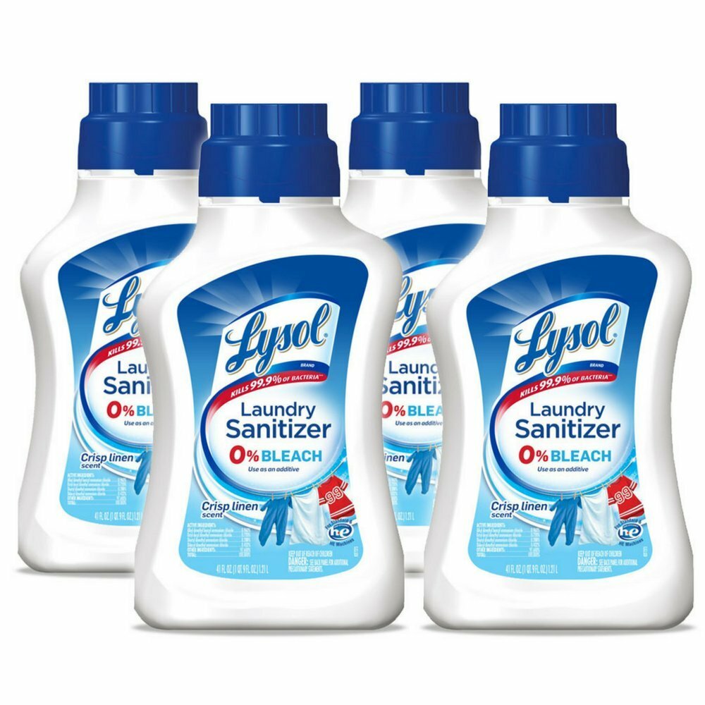 4 laundry sanitizers total 164 0z