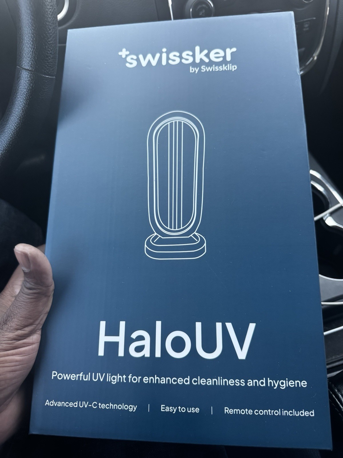 NIB HaloUV Swissker by Swissklip HaloClean UV Original, Home Disinfection Device